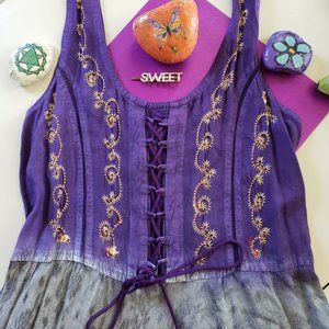 Stunning and super comfortable cotton rayon dress in size large